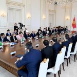 Садыр Жапаров Кыргызстан жана Азербайжан Жогорку Мамлекеттер аралык кеңешинин II жыйынына катышты 
